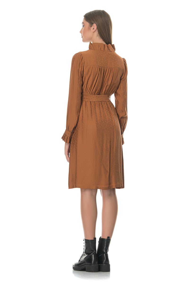 Luba Ruffle Midi Dress